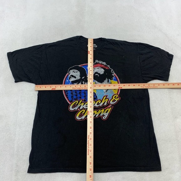 Cheech & Chong Graphic Movie Tee Thrifted Vintage Style Size 2X - Picture 5 of 13